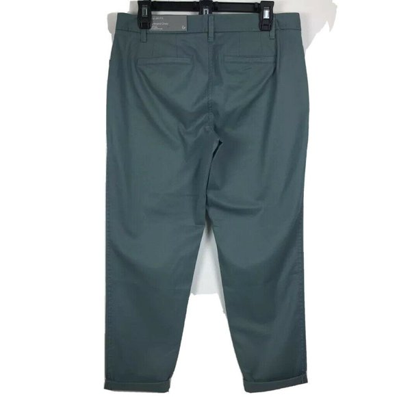 Talbots Relaxed Soft Girlfriend Ankle Chino Pants - Picture 3 of 9